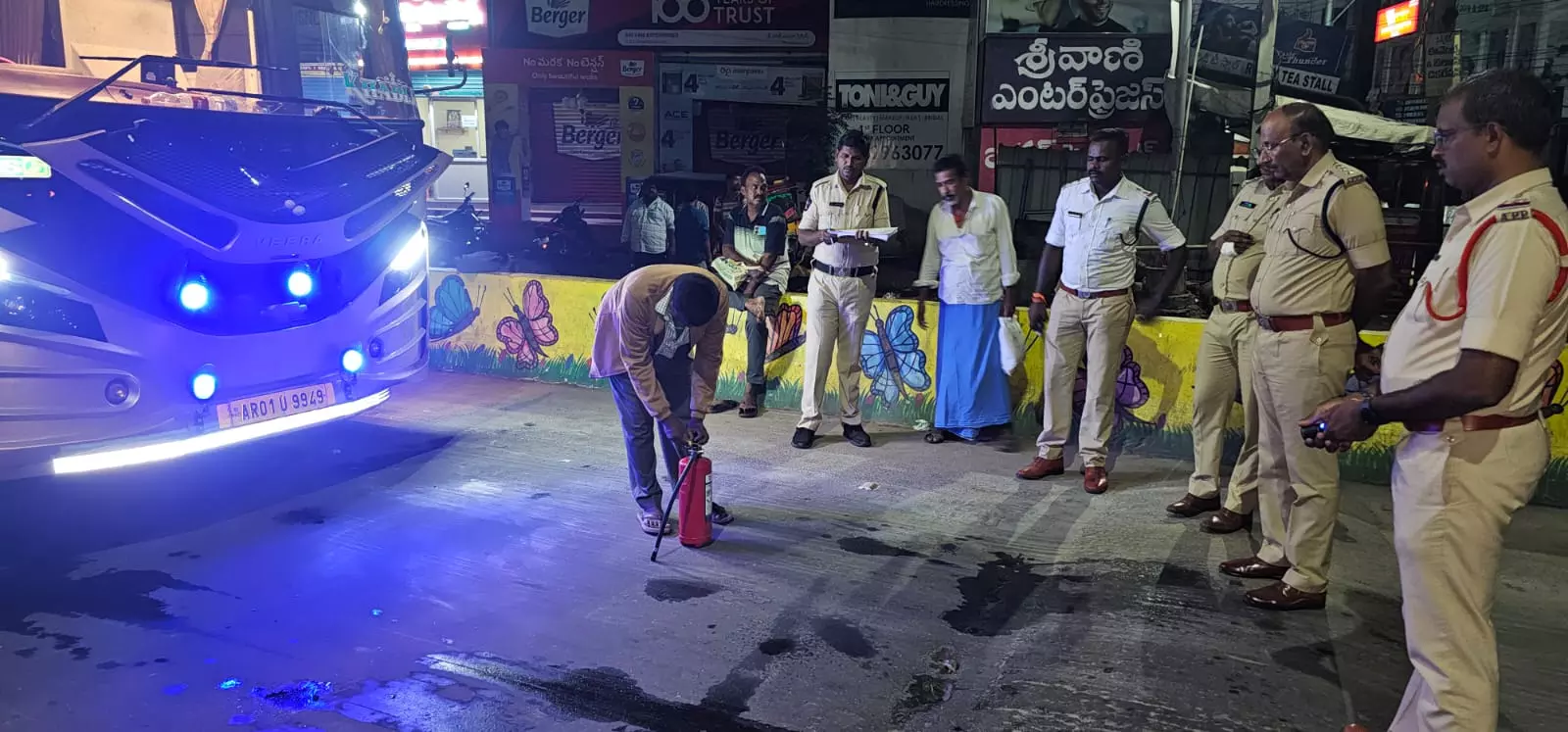 RTA Cracks Down on Private Buses After Kurnool Tragedy RTA Cracks Down on Private Buses After Kurnool Tragedy