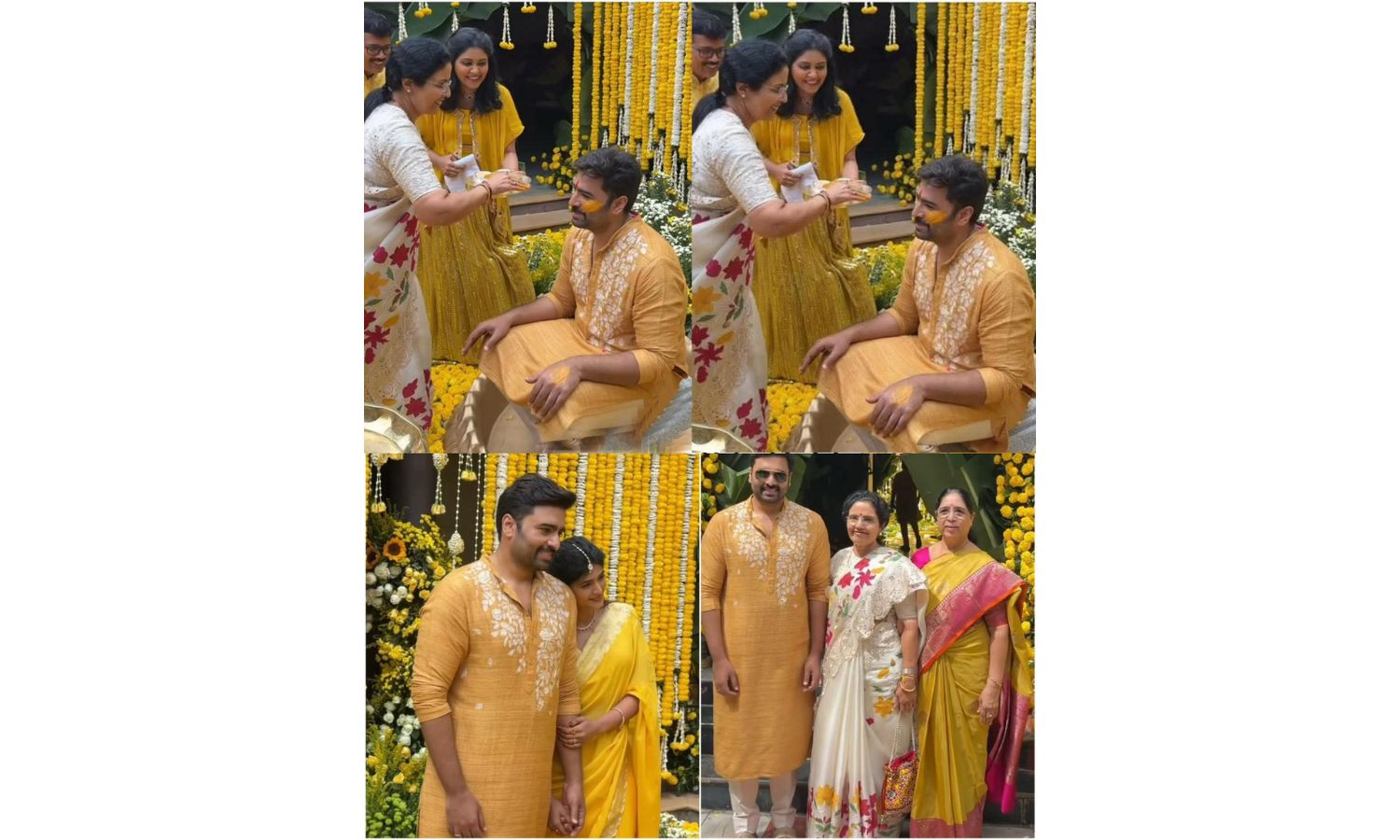 Nara Rohith and Sireesha Wedding Festivities Commence