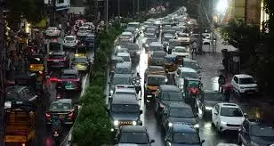 Snag Hits Traffic At Panthangi Toll Plaza