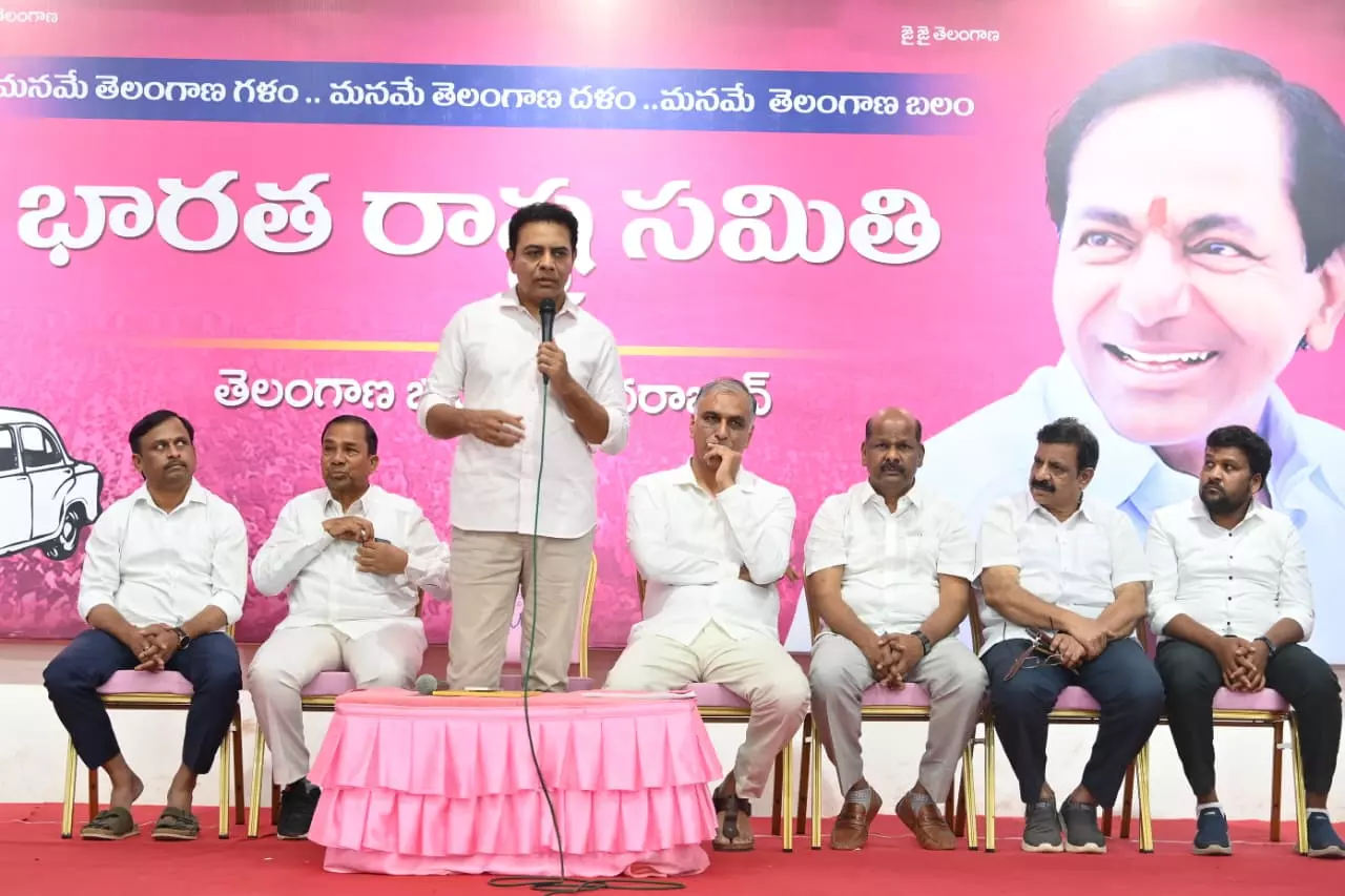 Let’s Teach Cong A Lesson For Deception : Rama Rao To Jubilee Hills Voters Let’s Teach Cong A Lesson For Deception : Rama Rao To Jubilee Hills Voters