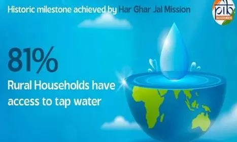 Telangana, 10 States, UTs achieve tap water connectivity for rural household: MoJS Telangana, 10 States, UTs achieve tap water connectivity for rural household: MoJS