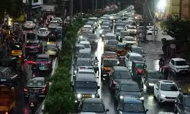 Snag Hits Traffic At Panthangi Toll Plaza