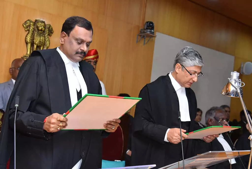 Justice Manavendranath Roy Assumes Charge as AP High Court Judge Justice Manavendranath Roy Assumes Charge as AP High Court Judge
