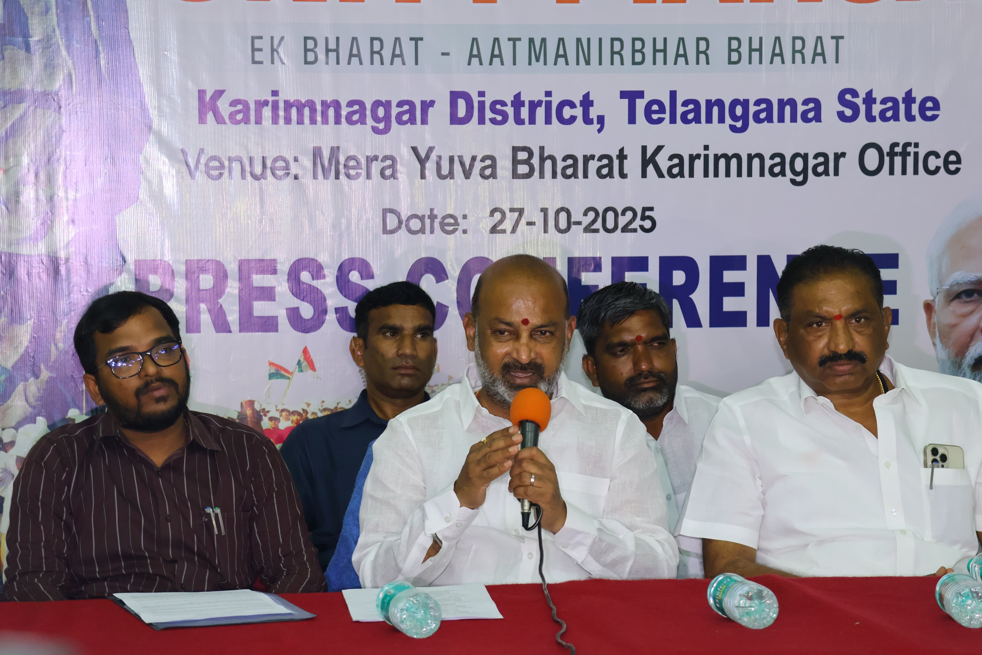 Bandi Sanjay Kumar Criticizes Telangana Law and Order