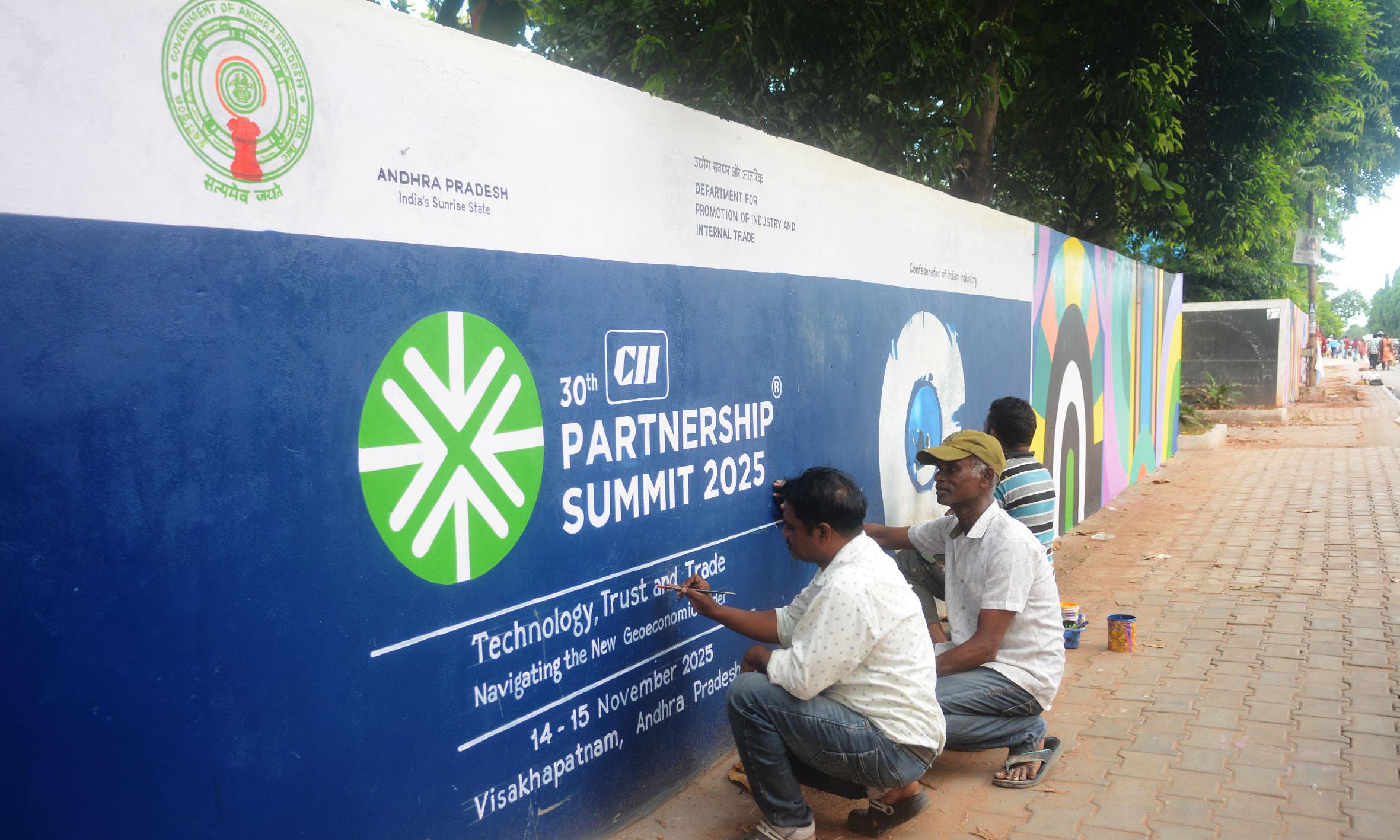 AI-Powered Murals Beautify Visakhapatnam for CII Summit