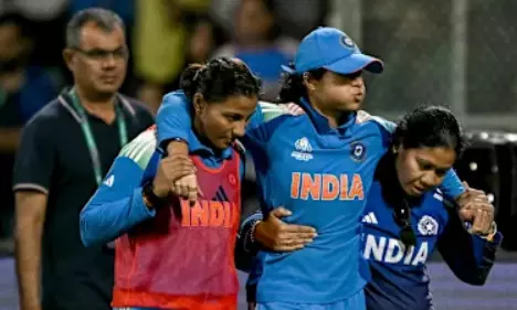 Injury Scare For Rawal; India Restrict Bangladesh To 119/9 In Rain-Truncated World Cup Tie