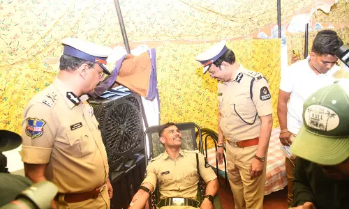 Hyderabad Police Hold Mega Blood Camp