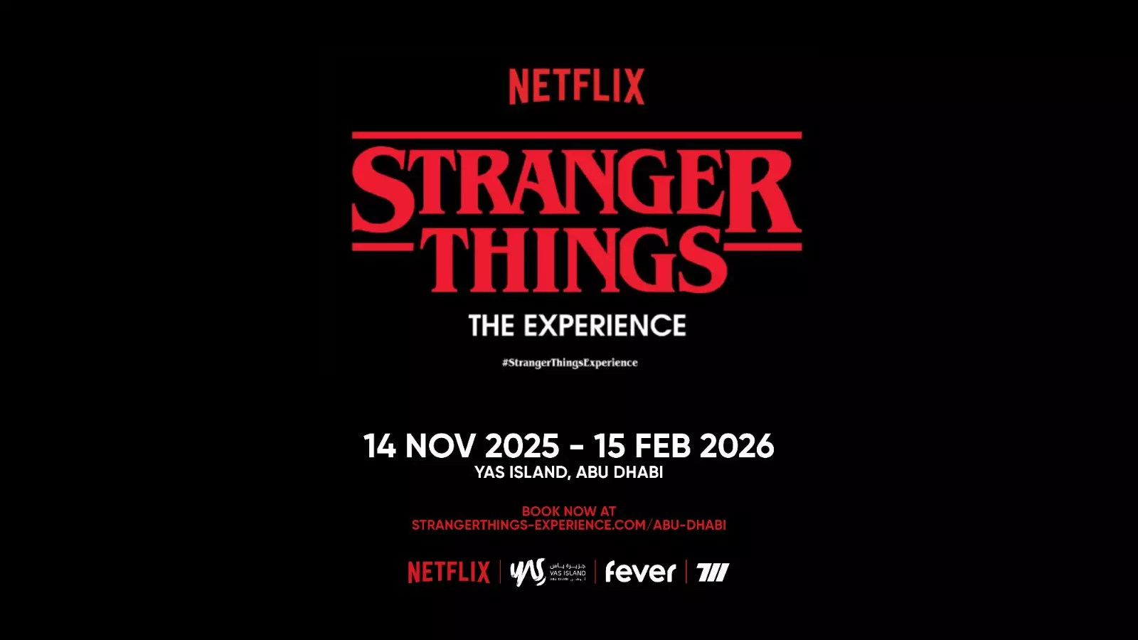 Yas Island Abu Dhabi to Open “Stranger Things: The Experience”