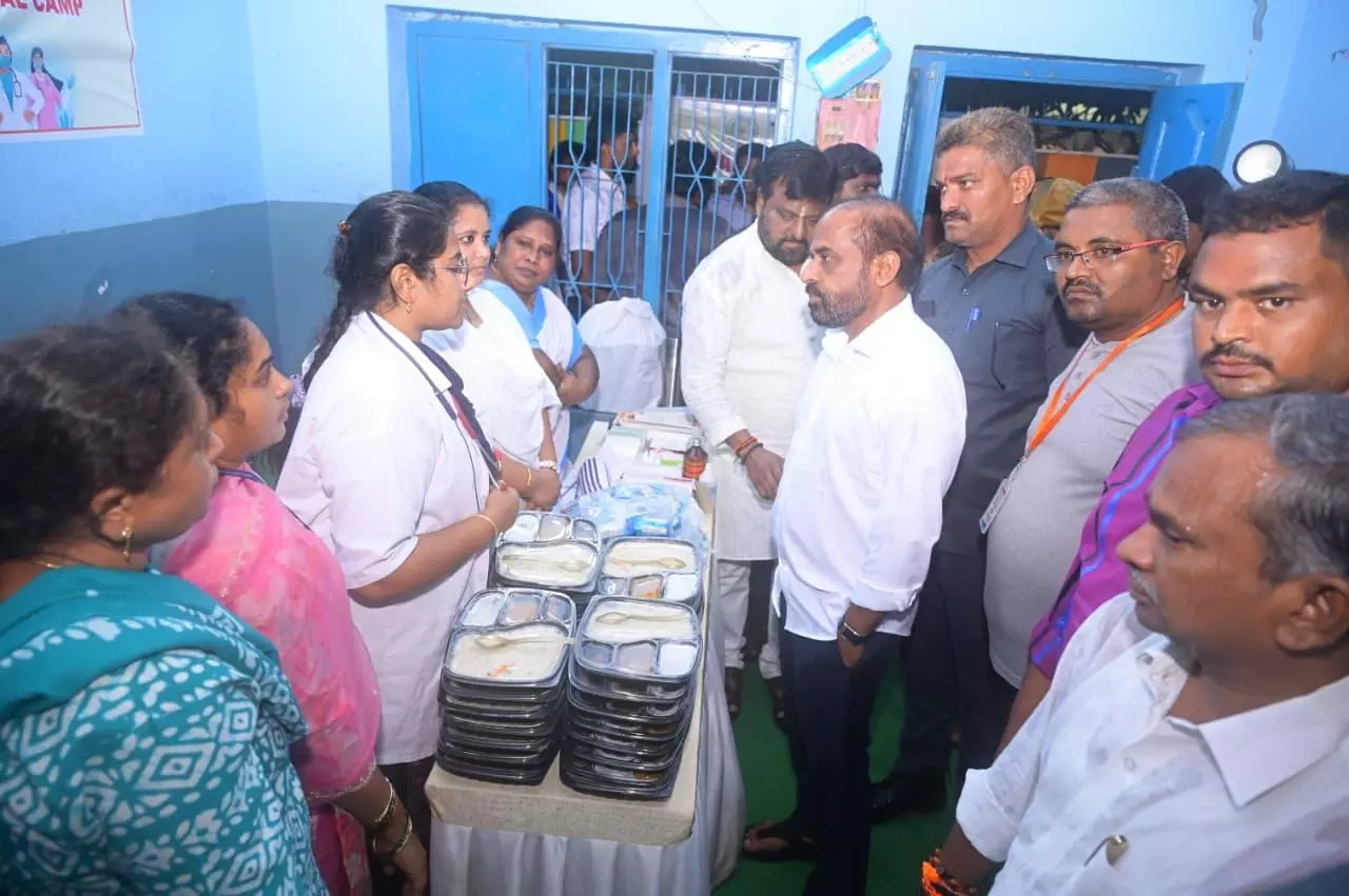 41 Relief Centres Opened Across Vijayawada for Cyclone Evacuees 41 Relief Centres Opened Across Vijayawada for Cyclone Evacuees