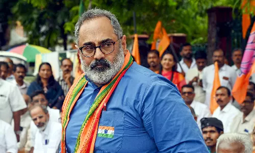 BJP’s Chandrasekhar Seeks Probe Into ‘Overseas’ Volunteers at NEET Protests BJP’s Chandrasekhar Seeks Probe Into ‘Overseas’ Volunteers at NEET Protests