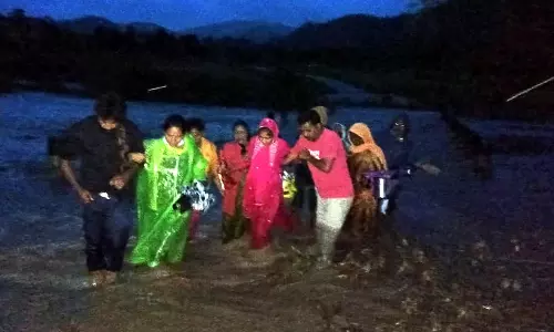 Health Workers Brave Floods to Save Woman in Labour at ASR District