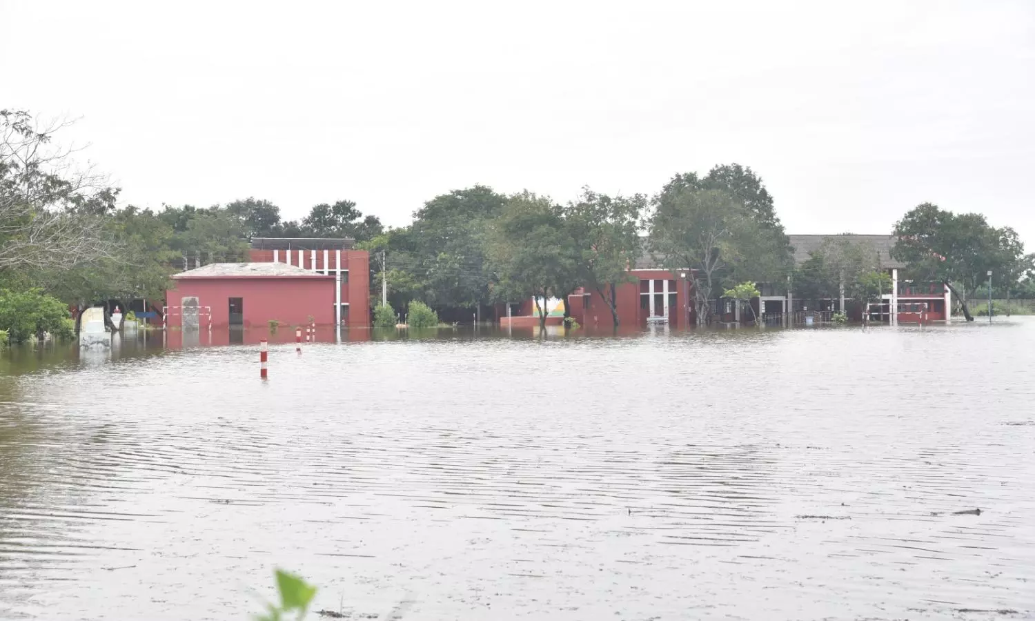 Ongole Reels Under Waterlogging As Cyclone Montha Triggers Heavy Downpour