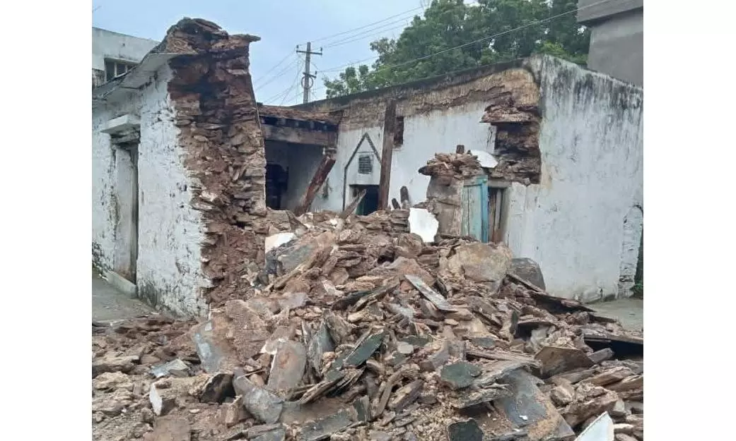 Ancient Saint Brahmamgari’s House Collapses Due to Rain