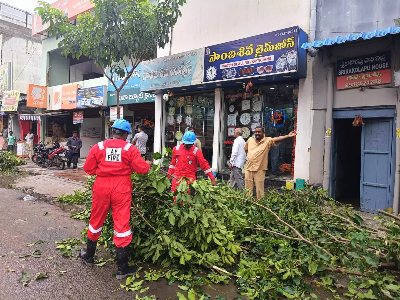 Cyclone Montha: AP Fire Department Rescues 6 Persons in East Godavari, Palnadu