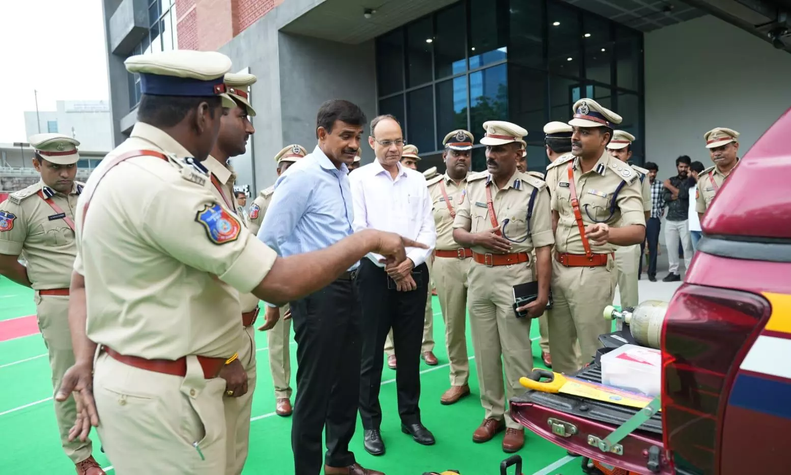 Anand Vows Upgrade of Fire Services