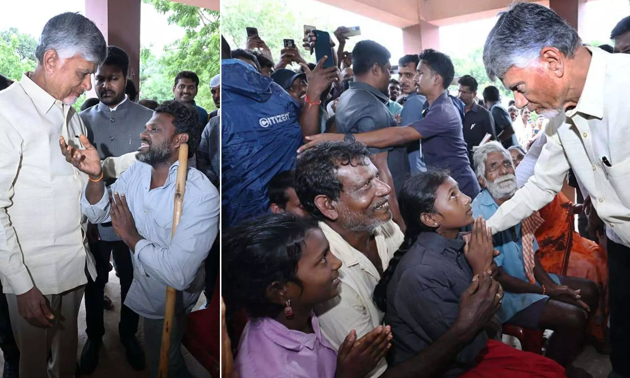 Naidu Orders Power Back, Roads Clear After Montha Naidu Orders Power Back, Roads Clear After Montha