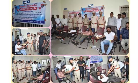 Blood Donation Camp Held on Police Martyrs Memorial Day Blood Donation Camp Held on Police Martyrs Memorial Day