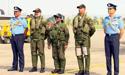 Prez Murmu Takes Sortie in Rafale Fighter Jet