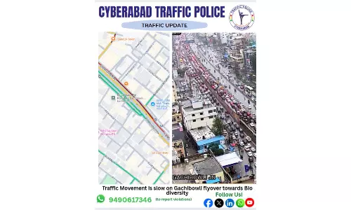 Heavy Rain Floods Roads, Disrupts Traffic