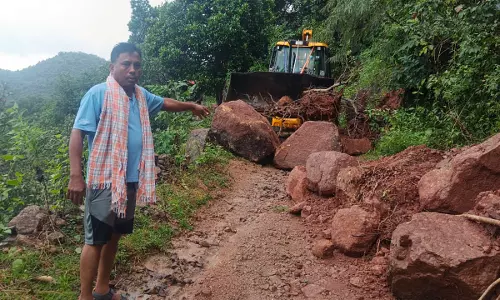 Cyclone Triggers Landslides in Odisha