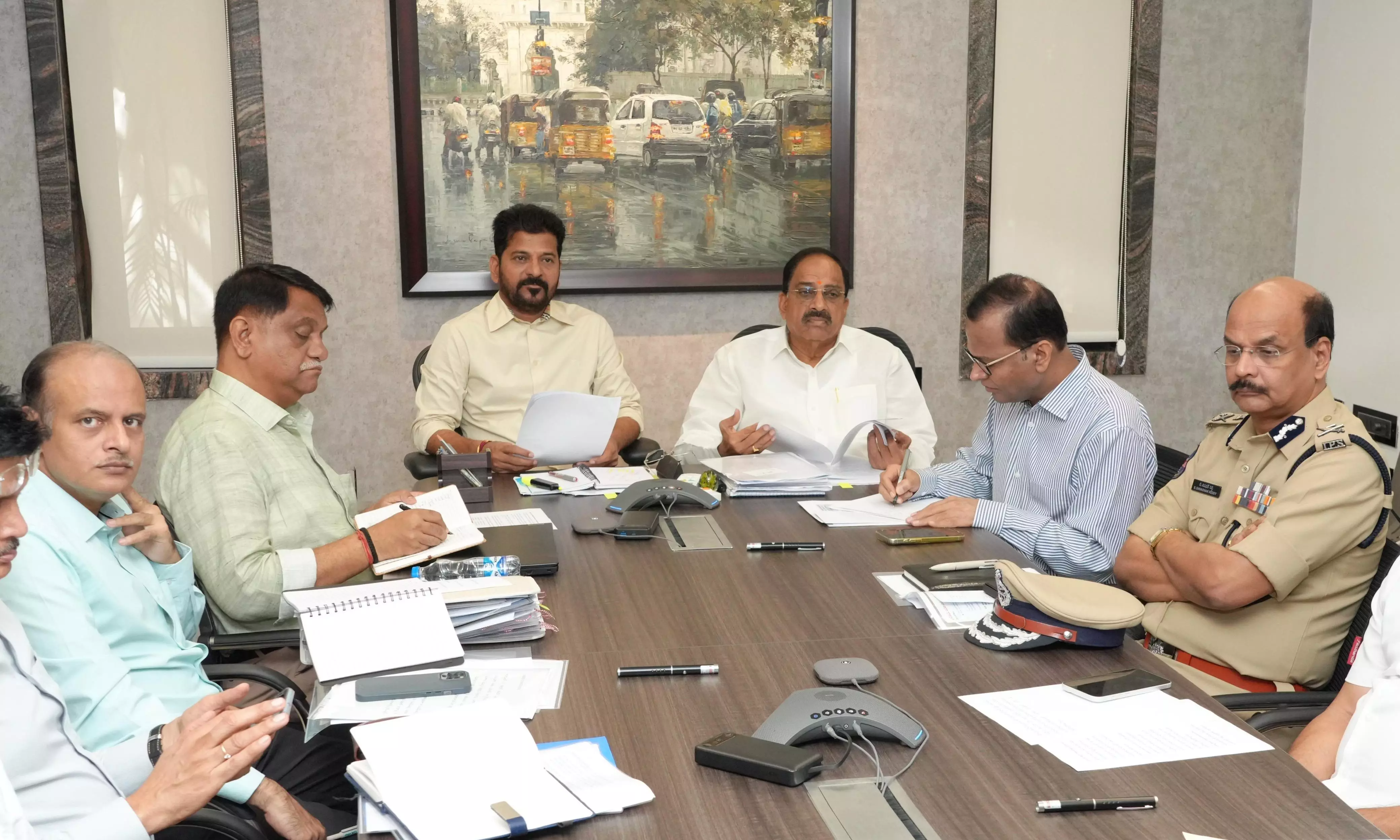 Revanth to Conduct Aerial Survey in Warangal, Husnabad Revanth to Conduct Aerial Survey in Warangal, Husnabad