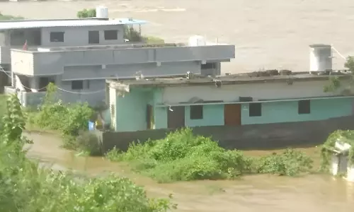 150 Families in Rehab Centres As Low Lying Areas in Khammam Flooded