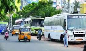 Cops Check Vehicles Of Educational Institutes In Nizamabad