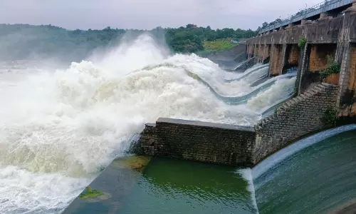 Sriramsagar, Nizamsagar Project Gates Lifted Due To Heavy Inflows Sriramsagar, Nizamsagar Project Gates Lifted Due To Heavy Inflows