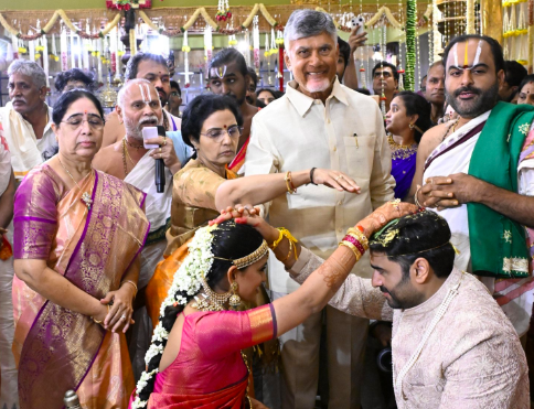 Actor Nara Rohith Weds Actress Sireesha in Traditional Ceremony