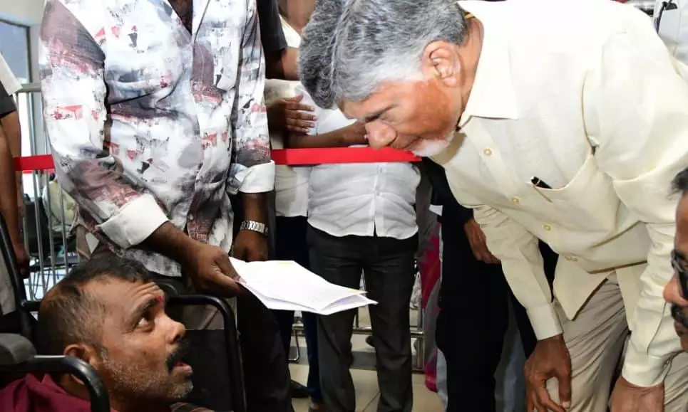 Cyclone Montha: CM Naidu Directs Officials to Drain Flooded Fields Cyclone Montha: CM Naidu Directs Officials to Drain Flooded Fields