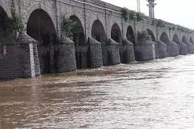 Munneru River Recedes, Khammam Relieved Munneru River Recedes, Khammam Relieved
