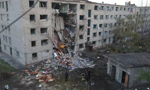 Russian Strikes Hit Ukraine Power Plants, Kill Two