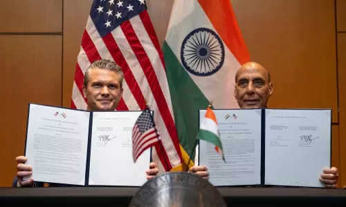 India, US Ink Defence Framework Pact