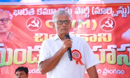 CPM Leader Killed During Morning Walk in Khammam