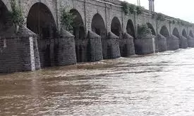 Munneru River Recedes, Khammam Relieved