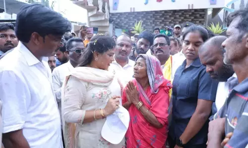 Anitha Visits Ankapalle, Cyclone-related Efforts Gain Momentum