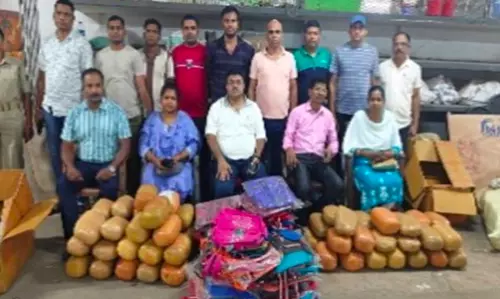 RPF, GRP Crack Down on Ganja Smuggling Under Operation NARCOS RPF, GRP Crack Down on Ganja Smuggling Under Operation NARCOS