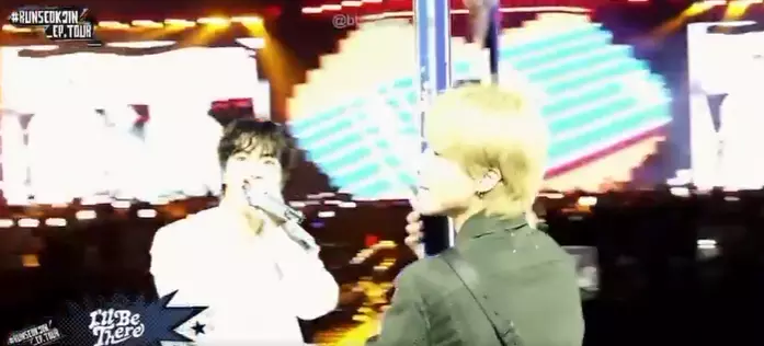 BTS Jin Ends Solo World Tour With Jimin and Taehyung Making Surprise Appearance on Stage in Incheon BTS Jin Ends Solo World Tour With Jimin and Taehyung Making Surprise Appearance on Stage in Incheon