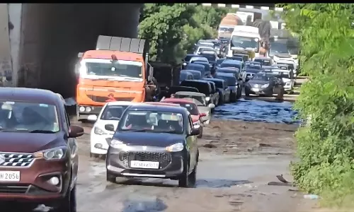5 Km Traffic Jam on NH 65 Near Chityal