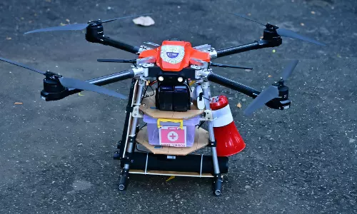 Kurnool IIITDM Successfully Deploys DRUVA Drone During Montha Cyclone Kurnool IIITDM Successfully Deploys DRUVA Drone During Montha Cyclone