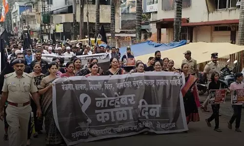 MES Observes ‘Black Day’ in Belagavi