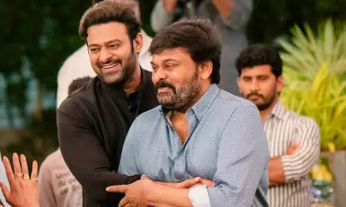 Chiranjeevi, Prabhas Gear Up for Sankranthi Showdown Chiranjeevi, Prabhas Gear Up for Sankranthi Showdown