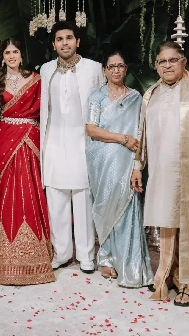 Mega Family Reunion: Allu Sirish, Nayanika Get Engaged in an intimate ceremony