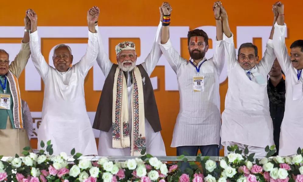 Cong. Accepted Tejashwi’s Candidature at Gunpoint: PM