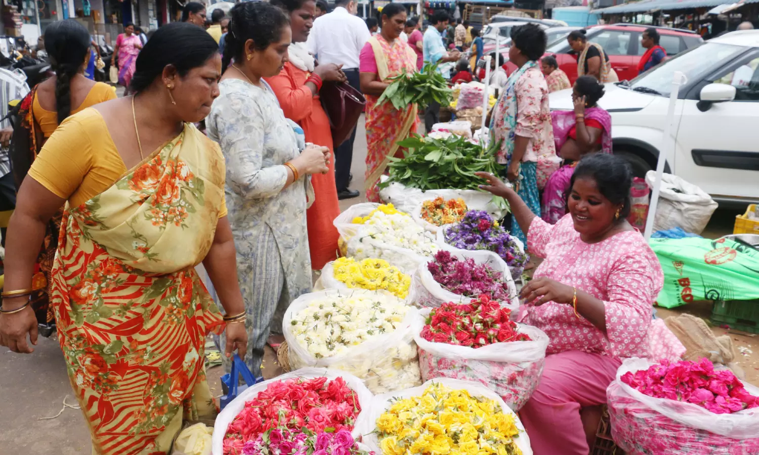 Visakhapatnam: Flower Prices Surge Ahead of Karthika Somavaram