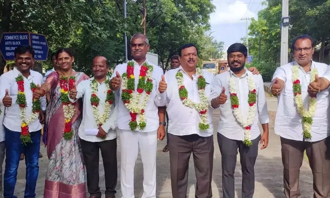 Karra Rajashekar Panel Wins Karimnagar Urban Cooperative Bank Elections