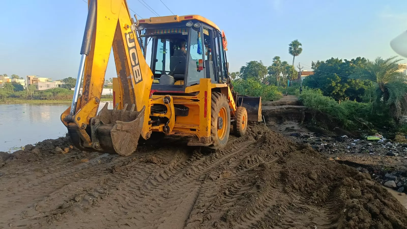Repairs Completed on Gopalpur Lake Bund in Hanamkonda Repairs Completed on Gopalpur Lake Bund in Hanamkonda
