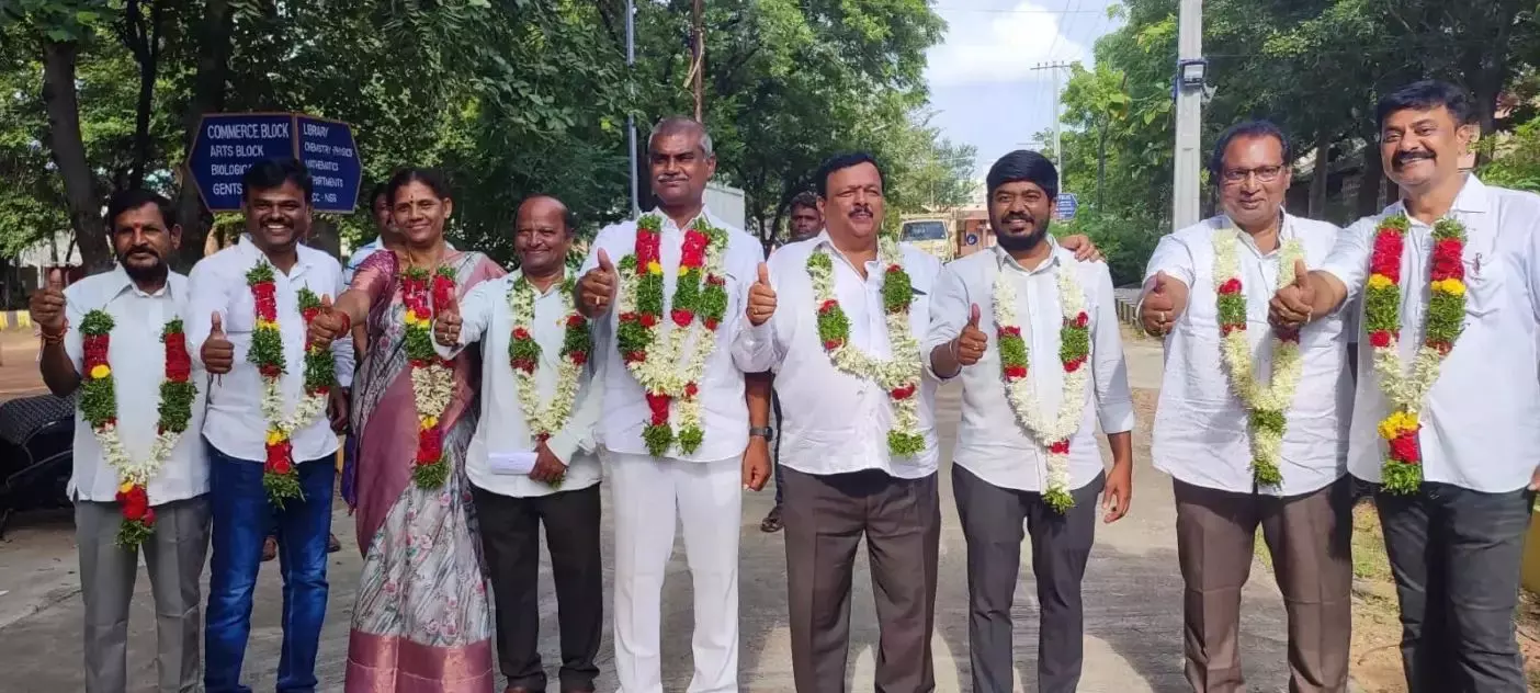 Karra Rajashekar Panel Wins Karimnagar Urban Cooperative Bank Elections Karra Rajashekar Panel Wins Karimnagar Urban Cooperative Bank Elections