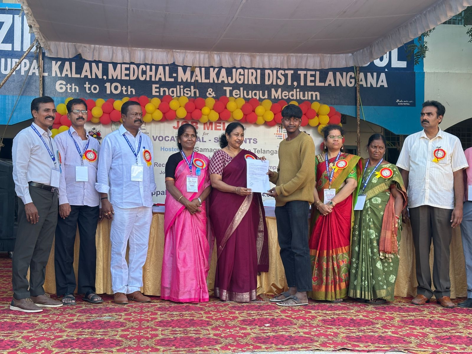 Over 250 Students Secure Jobs at Uppal Kalan Job Mela
