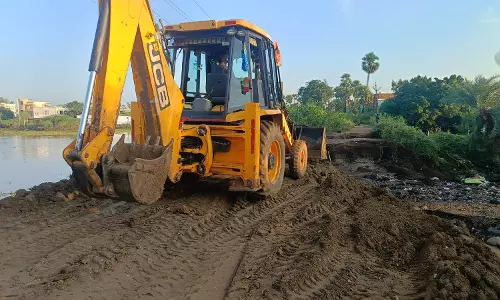 Repairs Completed on Gopalpur Lake Bund in Hanamkonda Repairs Completed on Gopalpur Lake Bund in Hanamkonda